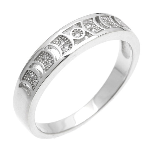 bague homme argent zirconium 8101024