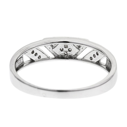 bague homme argent zirconium 8101028 pic4