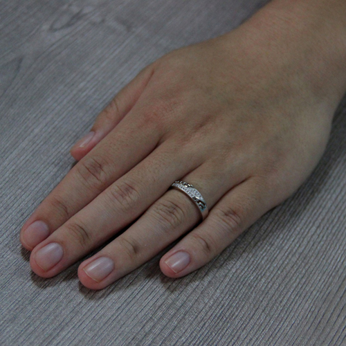 bague homme argent zirconium 8101030 pic6