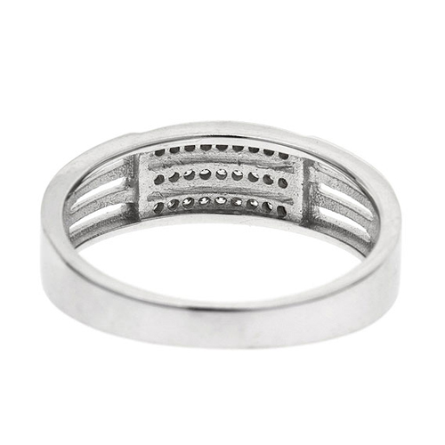 bague homme argent zirconium 8101032 pic4