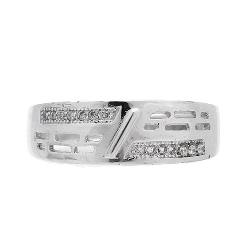 bague homme argent zirconium 8101044 pic2