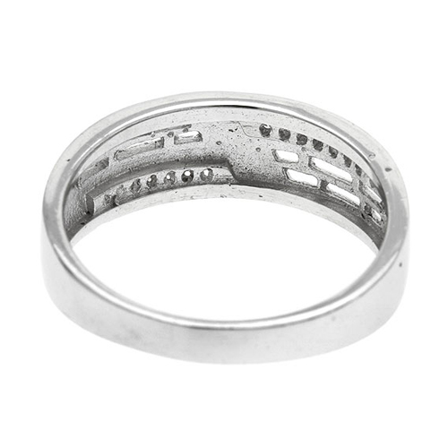 bague homme argent zirconium 8101044 pic4