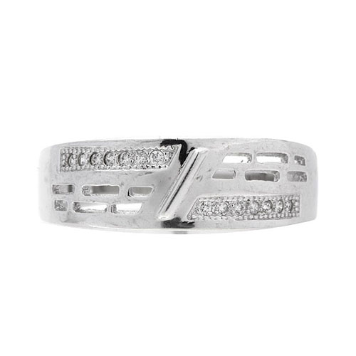 bague homme argent zirconium 8101066 pic2