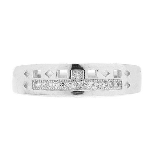 bague homme argent zirconium 8101076 pic2