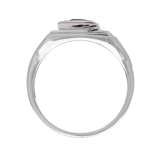 bague homme argent zirconium agate 8100206 pic3