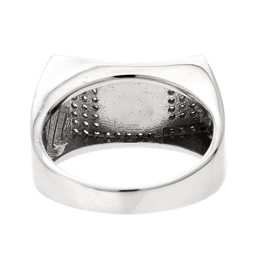 bague homme argent zirconium agate 8100219 pic4