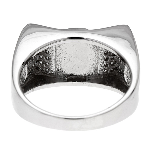 bague homme argent zirconium agate 8100222 pic4