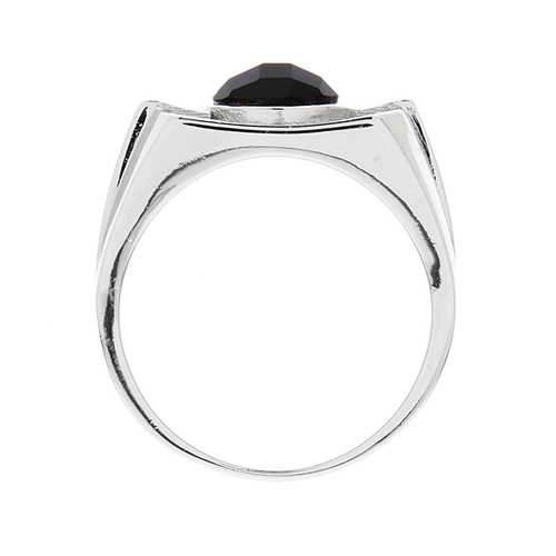 bague homme argent zirconium agate 8100224 pic3