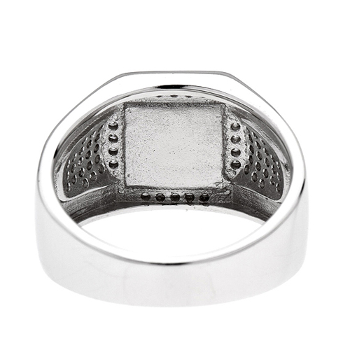 bague homme argent zirconium agate 8100242 pic4