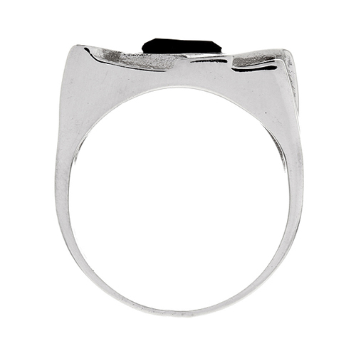 bague homme argent zirconium agate 8100243 pic3