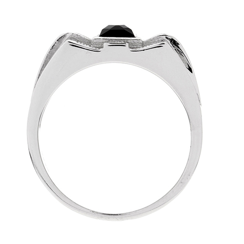 bague homme argent zirconium agate 8100246 pic3