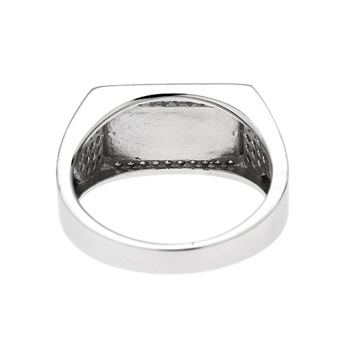 bague homme argent zirconium agate 8100250 pic4