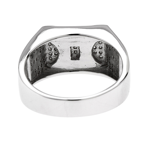 bague homme argent zirconium agate 8100252 pic4