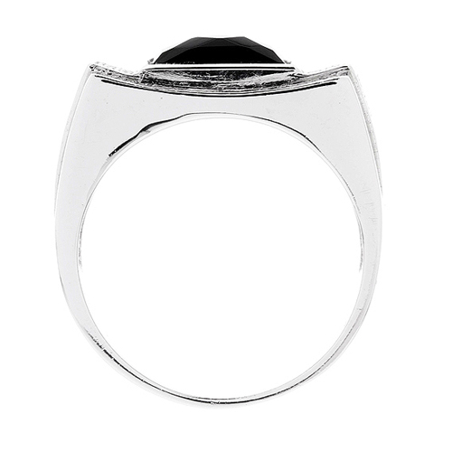 bague homme argent zirconium agate 8100269 pic3