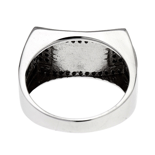 bague homme argent zirconium agate 8100269 pic4