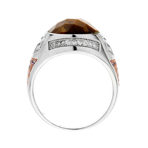 bague homme argent zirconium diamant 8100181 pic3