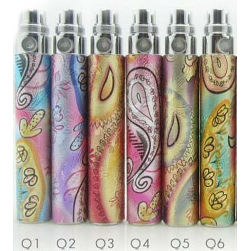 batterie e cigarette EGO avec motif couleur BATEGOMC