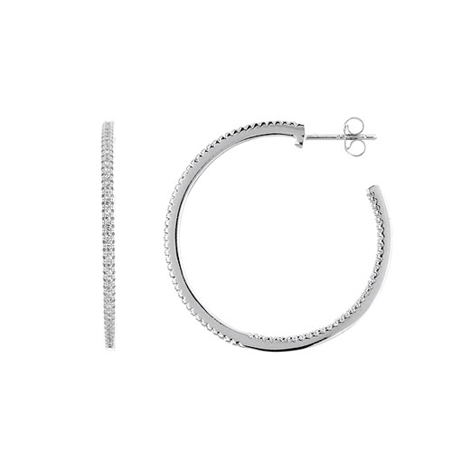 boucle oreille femme argent 8800040