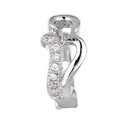 boucle oreille femme argent zirconium 8800025 pic2