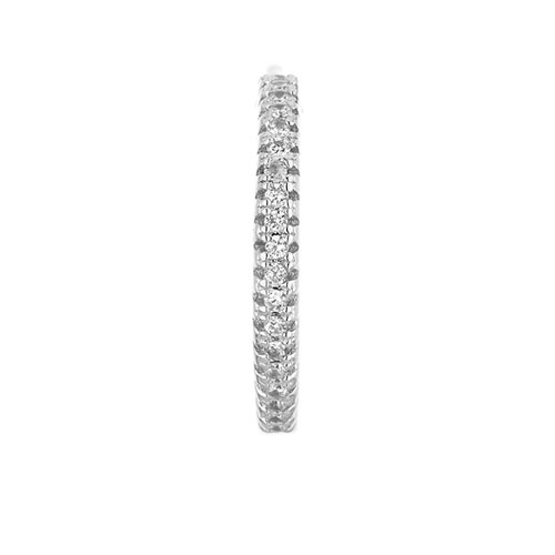 boucle oreille femme argent zirconium 8800036 pic2