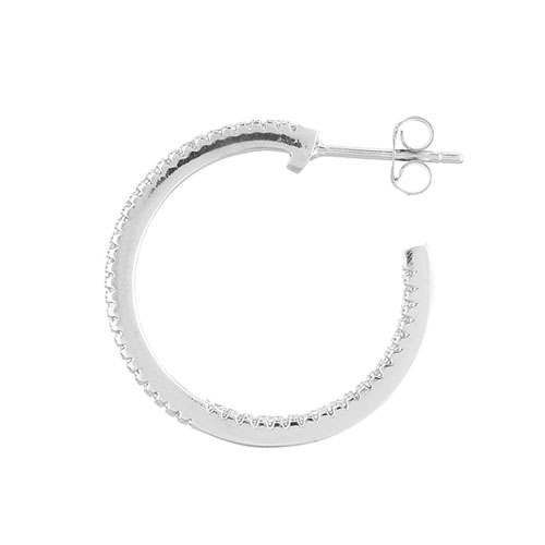 boucle oreille femme argent zirconium 8800038 pic3