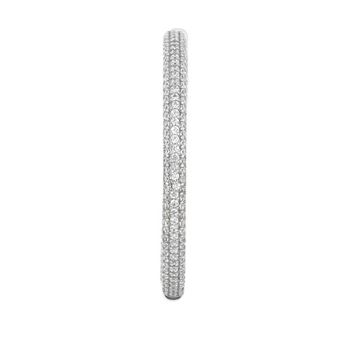 boucle oreille femme argent zirconium 8800044 pic2