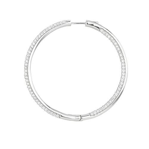 boucle oreille femme argent zirconium 8800044 pic3