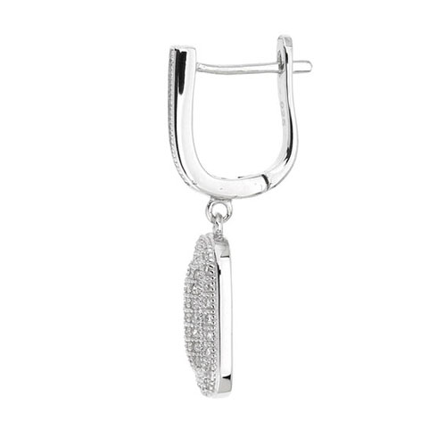 boucle oreille femme argent zirconium 9300002 pic4