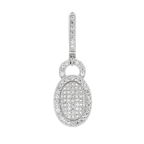 boucle oreille femme argent zirconium 9300004 pic2