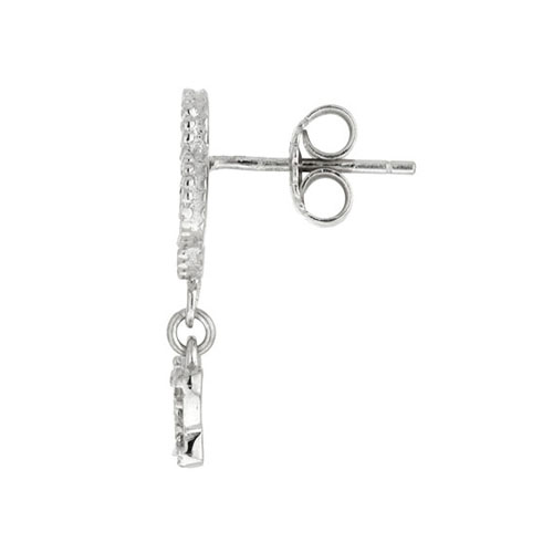 boucle oreille femme argent zirconium 9300005 pic3