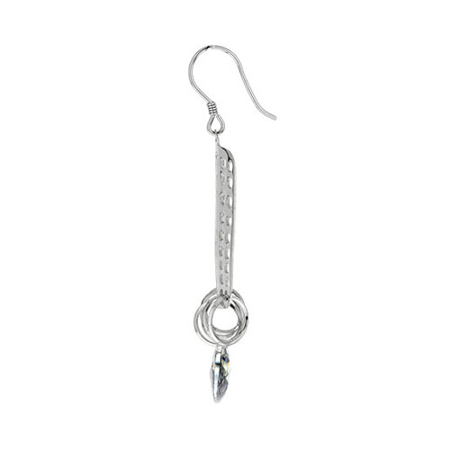 boucle oreille femme argent zirconium 9300017 pic3