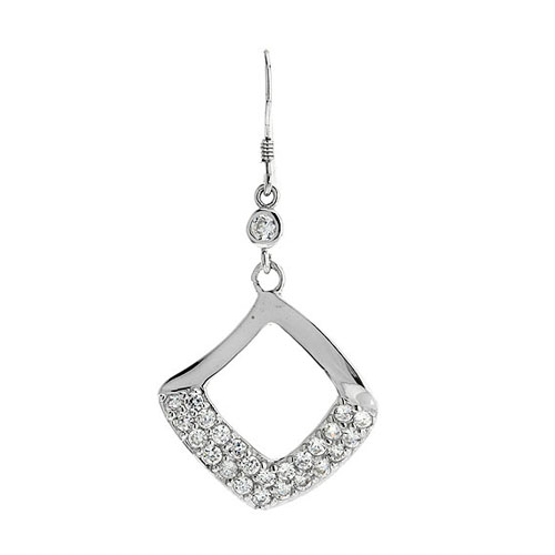 boucle oreille femme argent zirconium 9300061 pic2