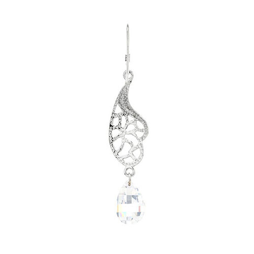 boucle oreille femme argent zirconium 9300065 pic4