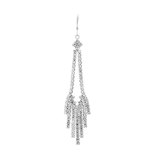 boucle oreille femme argent zirconium 9300083 pic2