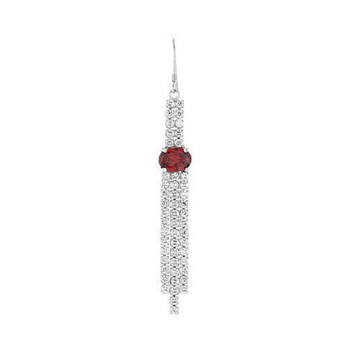 boucle oreille femme argent zirconium 9300109 pic2