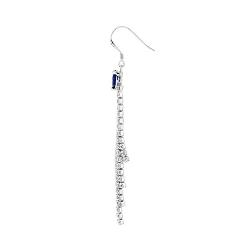 boucle oreille femme argent zirconium 9300123 pic3