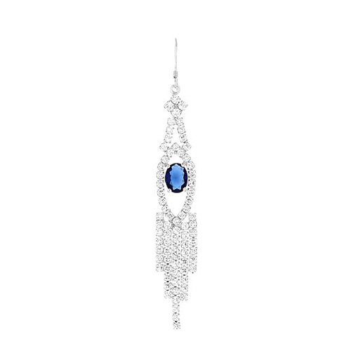 boucle oreille femme argent zirconium 9300126 pic2
