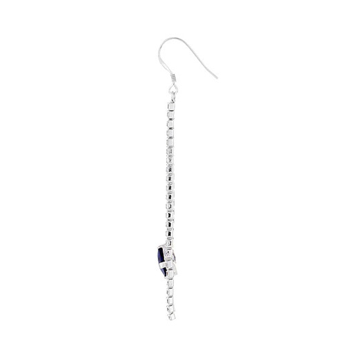 boucle oreille femme argent zirconium 9300130 pic3