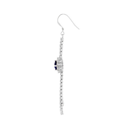 boucle oreille femme argent zirconium 9300135 pic3