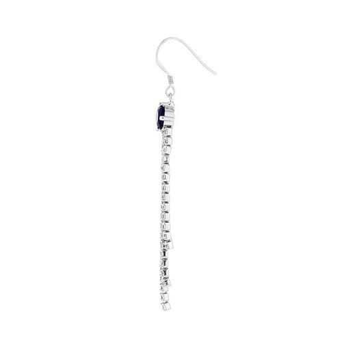 boucle oreille femme argent zirconium 9300136 pic3