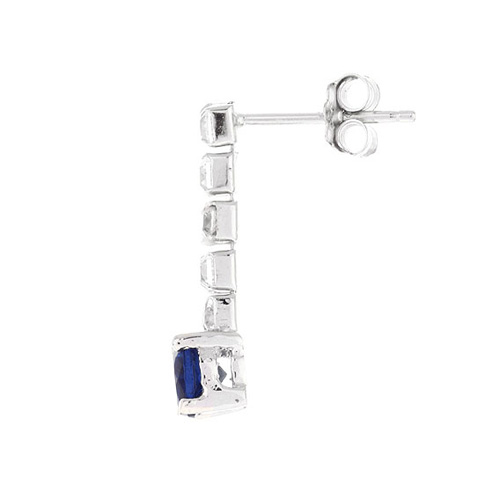 boucle oreille femme argent zirconium 9300143 pic3