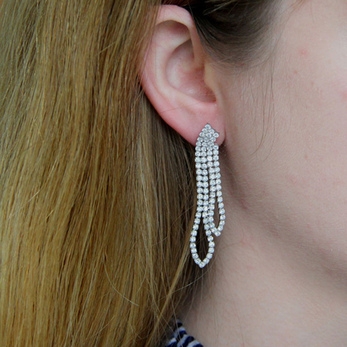 boucle oreille femme argent zirconium 9300173 pic5