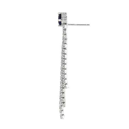 boucle oreille femme argent zirconium 9300178 pic3