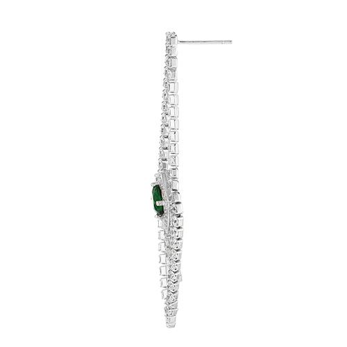 boucle oreille femme argent zirconium 9300183 pic3