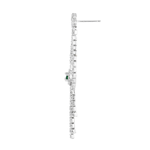 boucle oreille femme argent zirconium 9300184 pic3