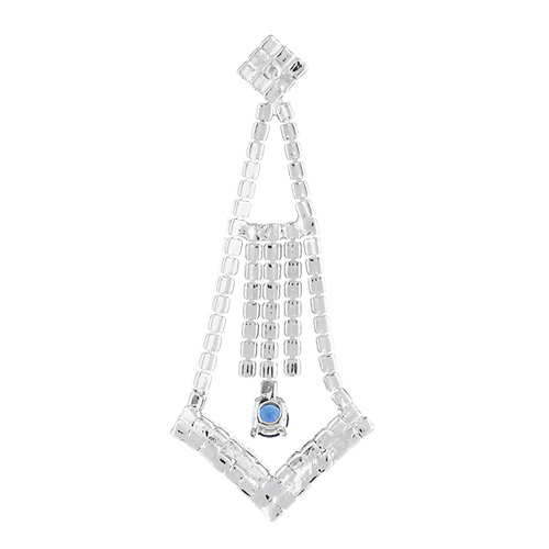 boucle oreille femme argent zirconium 9300185 pic4