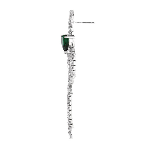 boucle oreille femme argent zirconium 9300191 pic3
