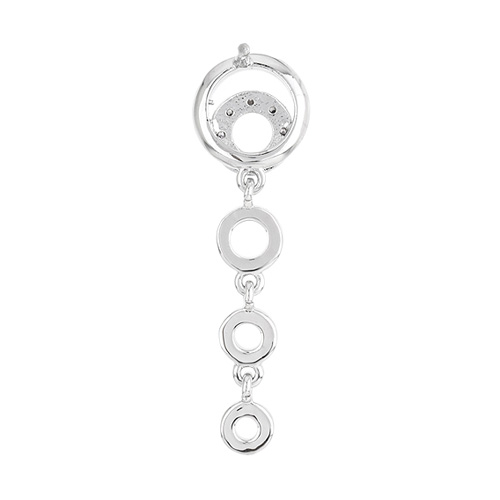 boucle oreille femme argent zirconium 9300193 pic4