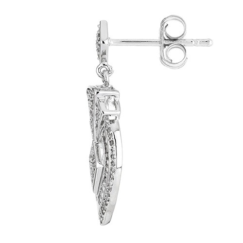 boucle oreille femme argent zirconium 9300195 pic3