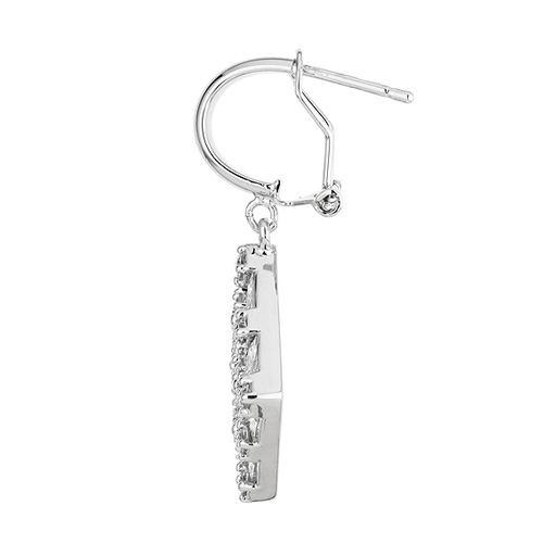 boucle oreille femme argent zirconium 9300196 pic3